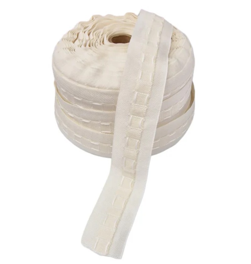 Curtain Tape White 1"